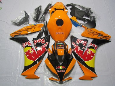 12-16 Orange Rouge Taureau CBR1000RR Carénage Moto