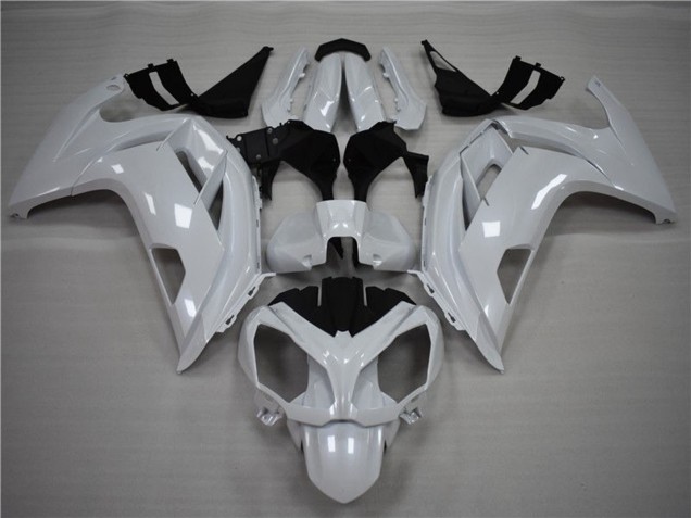 12-16 Perle Blanche Ninja 650R Carénage Moto 12-16 Perle Blanche Ninja 650R Carénage Moto