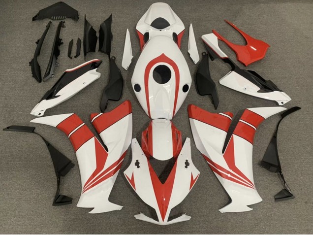12-16 Rouge Brillant & Blanc CBR1000RR Carénage Moto 12-16 Rouge Brillant & Blanc CBR1000RR Carénage Moto