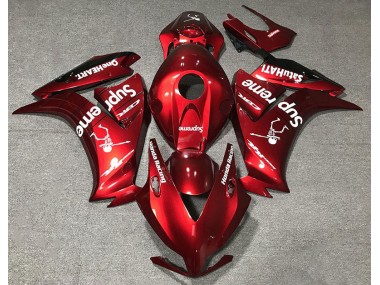 12-16 Rouge Foncé Personnalisé CBR1000RR Carénage Moto
