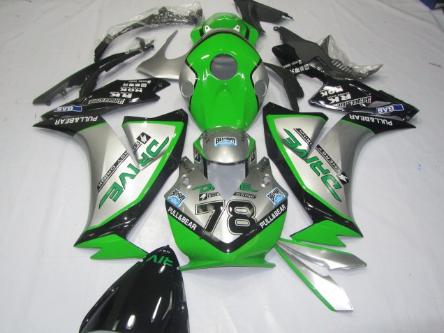 12-16 Vert Argent CBR1000RR Carénage Moto 12-16 Vert Argent CBR1000RR Carénage Moto