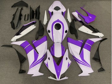 12-16 Violet Brillant & Blanc CBR1000RR Carénage Moto