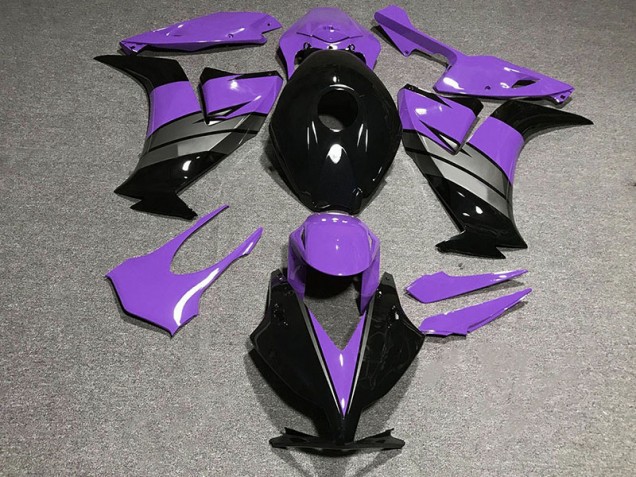 12-16 Violet Brillant Noir & Gris CBR1000RR Carénage Moto 12-16 Violet Brillant Noir & Gris CBR1000RR Carénage Moto
