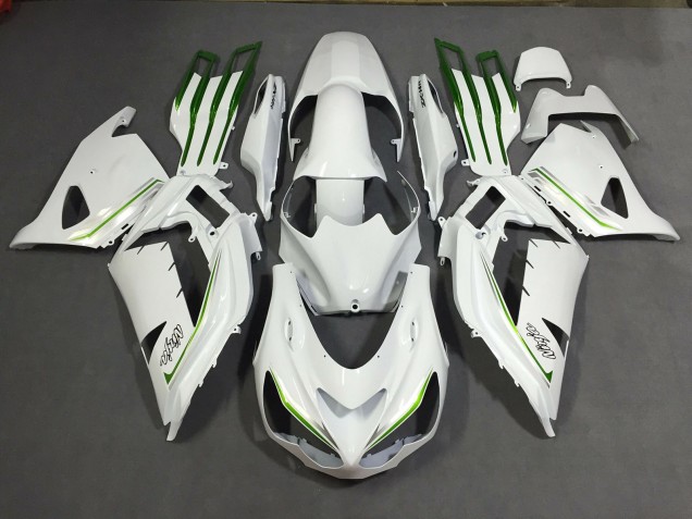 12-21 Blanc Perle Personnalisé ZX14R Carénage Moto 12-21 Blanc Perle Personnalisé ZX14R Carénage Moto