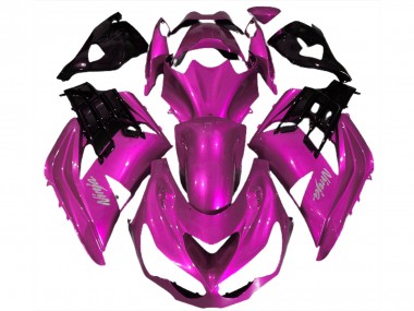 12-21 Rose Vif ZX14R Carénage Moto