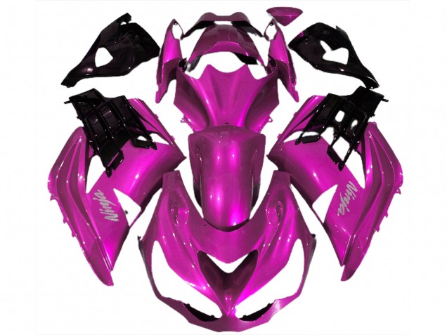 12-21 Rose Vif ZX14R Carénage Moto 12-21 Rose Vif ZX14R Carénage Moto