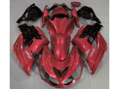 12-21 Rouge Vif ZX14R Carénage Moto
