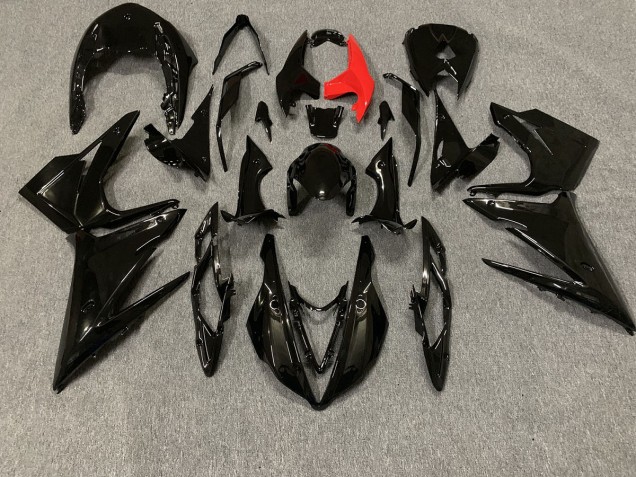 13-16 Noir Brillant Daytona 675 Carénage Moto 13-16 Noir Brillant Daytona 675 Carénage Moto