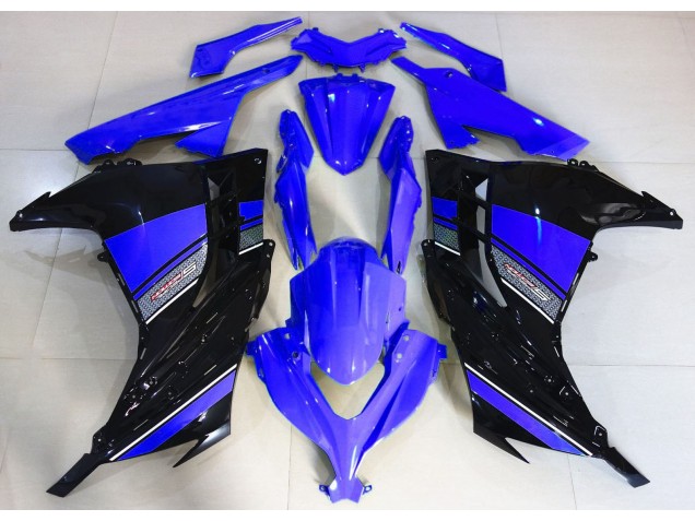 13-18 Bleu Nuit & Noir Ninja 300 Carénage Moto 13-18 Bleu Nuit & Noir Ninja 300 Carénage Moto