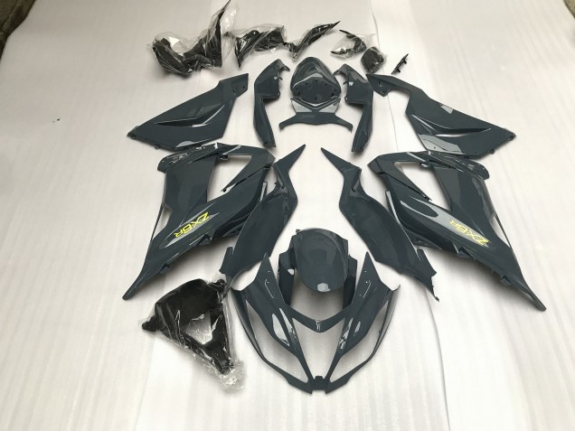 13-18 Gris Brillant ZX6R Carénage Moto 13-18 Gris Brillant ZX6R Carénage Moto