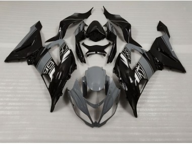 13-18 Nardo & Noir ZX6R Carénage Moto