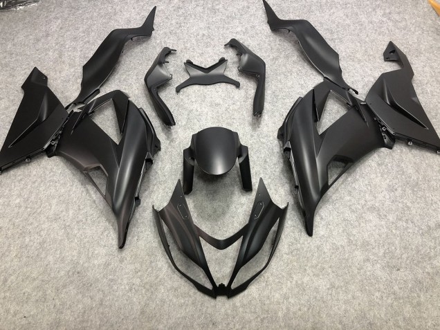 13-18 Noir Mat Uni ZX6R Carénage Moto