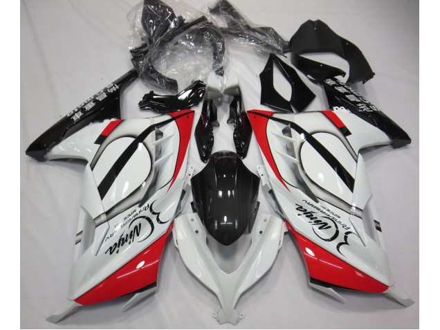 13-18 Rouge & Blanc Ninja 300 Carénage Moto 13-18 Rouge & Blanc Ninja 300 Carénage Moto
