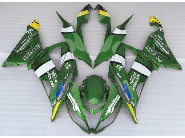 13-18 Style De Logo Vert ZX6R Carénage Moto 13-18 Style De Logo Vert ZX6R Carénage Moto