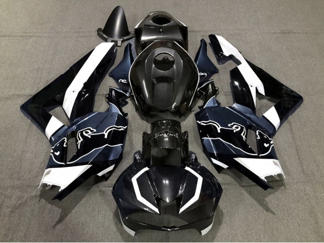 13-23 Bleu Personnalisé Fibre De Carbone Taureau CBR600RR Carénage Moto 13-23 Bleu Personnalisé Fibre De Carbone Taureau CBR600RR Carénage Moto