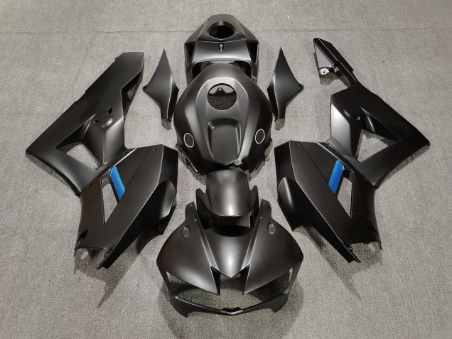 13-23 Noir Mat & Bleu CBR600RR Carénage Moto 13-23 Noir Mat & Bleu CBR600RR Carénage Moto