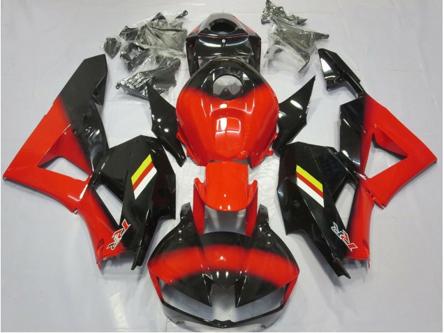 13-23 Rouge Brillant & Noir CBR600RR Carénage Moto 13-23 Rouge Brillant & Noir CBR600RR Carénage Moto