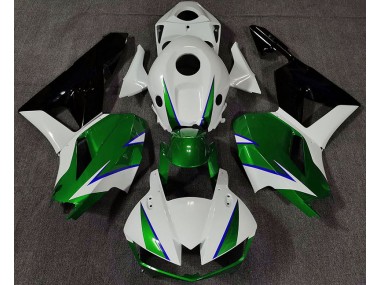 13-23 Vert Brillant Blanc & Bleu CBR600RR Carénage Moto