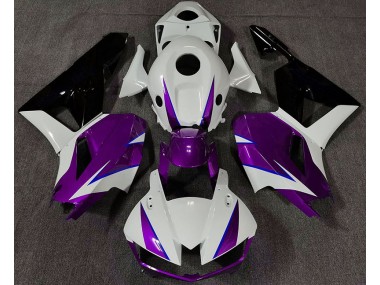 13-23 Violet Brillant Blanc & Bleu CBR600RR Carénage Moto