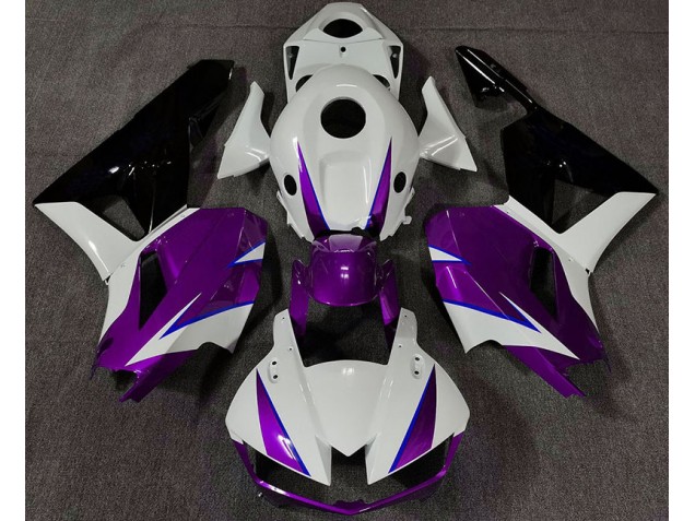 13-23 Violet Brillant Blanc & Bleu CBR600RR Carénage Moto 13-23 Violet Brillant Blanc & Bleu CBR600RR Carénage Moto