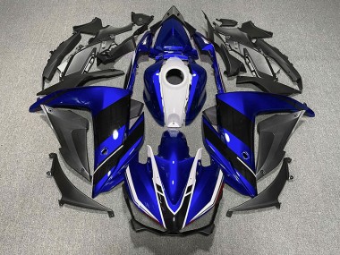 15-18 Bleu Noir & Blanc R3 Carénage Moto