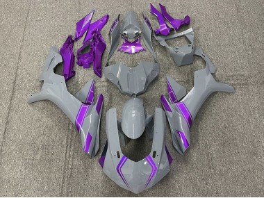 15-19 Accents Gris & Violet Nardo R1 Carénage Moto