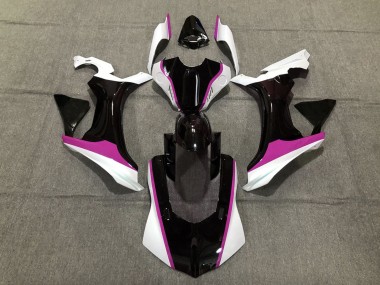 15-19 Rose Noir & Blanc R1 Carénage Moto