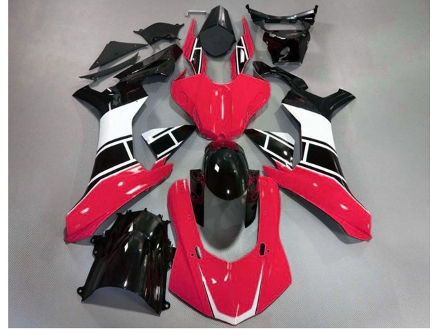 15-19 Rouge Brillant Blanc & Noir R1 Carénage Moto 15-19 Rouge Brillant Blanc & Noir R1 Carénage Moto