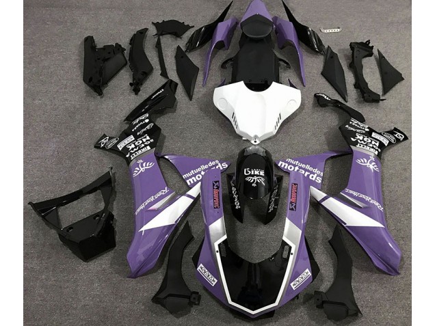 15-19 Style De Logo Violet Brillant R1 Carénage Moto 15-19 Style De Logo Violet Brillant R1 Carénage Moto