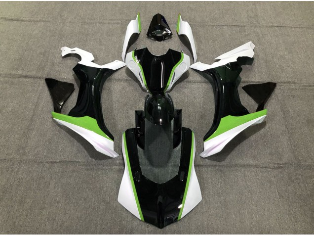 15-19 Vert Noir & Blanc R1 Carénage Moto 15-19 Vert Noir & Blanc R1 Carénage Moto