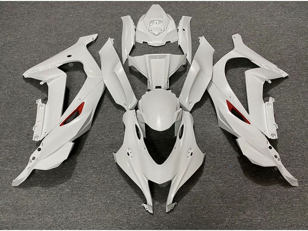 16-19 Garniture Rouge Blanc Perle ZX10R Carénage Moto 16-19 Garniture Rouge Blanc Perle ZX10R Carénage Moto