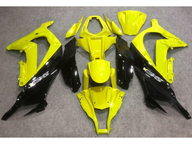 16-19 Jaune Brillant & Noir ZX10R Carénage Moto 16-19 Jaune Brillant & Noir ZX10R Carénage Moto