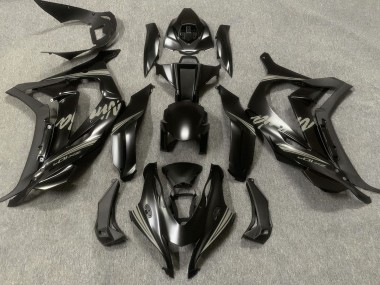 16-19 Noir Satiné & Gris ZX10R Carénage Moto