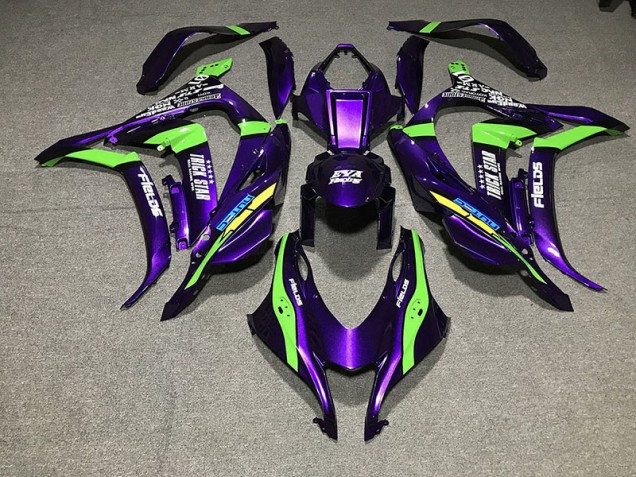 16-19 Violet Perle Trickstar ZX10R Carénage Moto 16-19 Violet Perle Trickstar ZX10R Carénage Moto