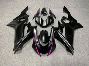 17-21 Accents Noir Mat & Rose R6 Carénage Moto