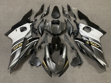 17-21 Gris Gunmetal & Or R6 Carénage Moto