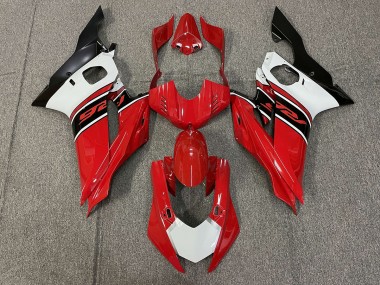 17-21 Rouge Blanc & Noir R6 Carénage Moto