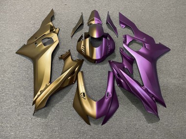 17-21 Split Beige & Violet R6 Carénage Moto