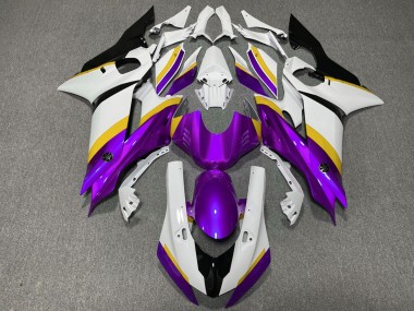 17-21 Violet & Jaune Brillant R6 Carénage Moto