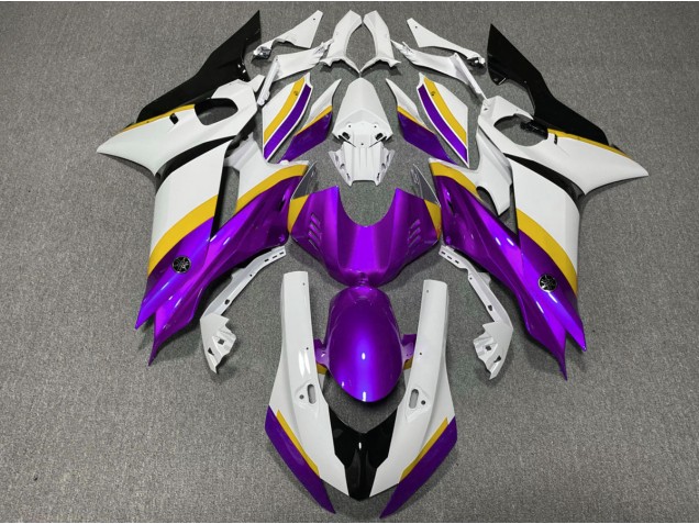17-21 Violet & Jaune Brillant R6 Carénage Moto 17-21 Violet & Jaune Brillant R6 Carénage Moto