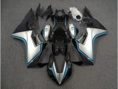 17-23 Argent & Noir & Bleu Clair CBR1000RR Carénage Moto