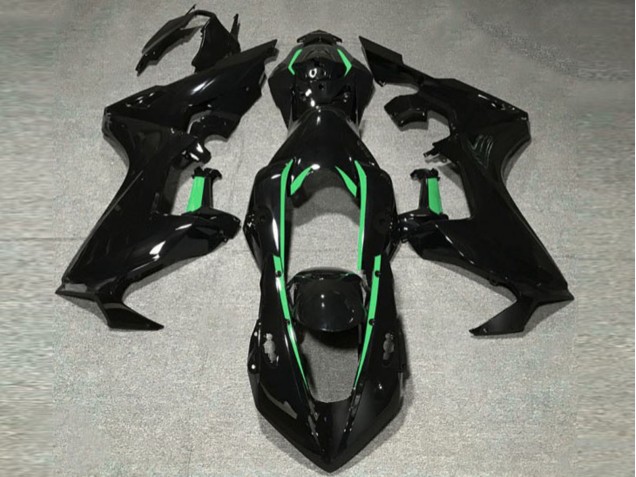 17-23 Doublure Noir Brillant & Vert Forêt CBR1000RR Carénage Moto 17-23 Doublure Noir Brillant & Vert Forêt CBR1000RR Carénage Moto