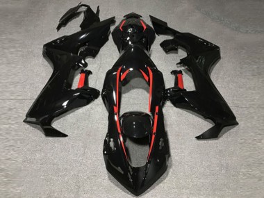 17-23 Noir Brillant Avec Doublure Rouge CBR1000RR Carénage Moto