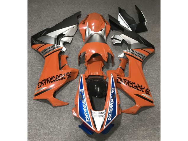 17-23 Orange Brillant & Bleu CBR1000RR Carénage Moto 17-23 Orange Brillant & Bleu CBR1000RR Carénage Moto