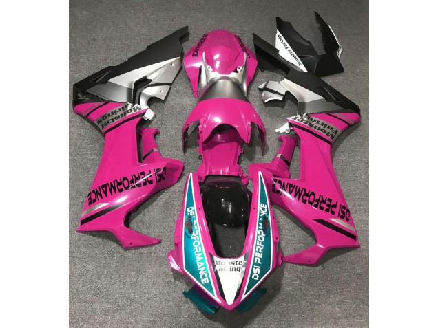 17-23 Rose Brillant & Bleu Clair CBR1000RR Carénage Moto 17-23 Rose Brillant & Bleu Clair CBR1000RR Carénage Moto