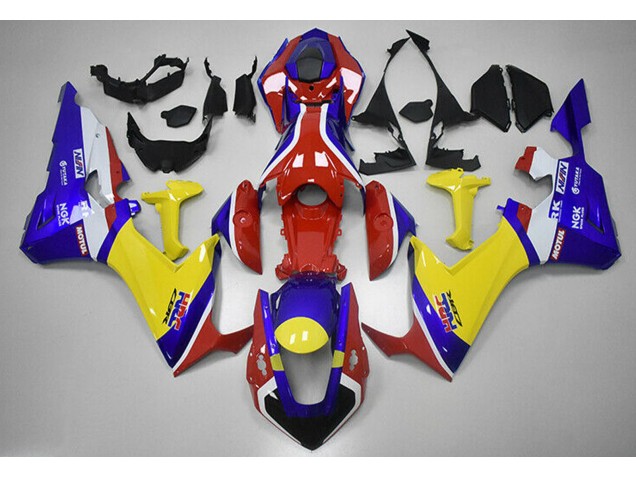 17-23 Rosso Blu E Giallo HRC CBR1000RR Carénage Moto 17-23 Rosso Blu E Giallo HRC CBR1000RR Carénage Moto