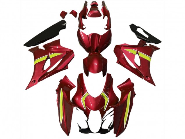 17-23 Style De Crosse Rouge GSXR 1000 Carénage Moto 17-23 Style De Crosse Rouge GSXR 1000 Carénage Moto
