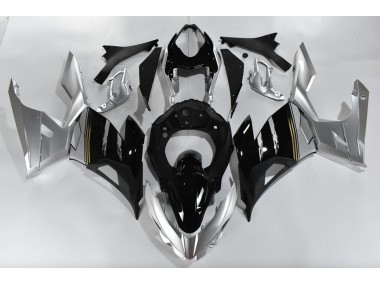 18-23 Argent & Noir Ninja 400 Carénage Moto