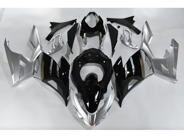 18-23 Argent & Noir Ninja 400 Carénage Moto 18-23 Argent & Noir Ninja 400 Carénage Moto