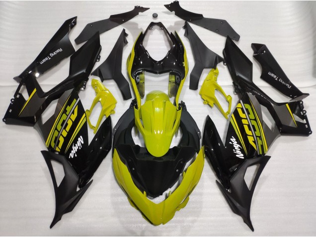 18-23 Jaune Brillant Ninja 400 Carénage Moto 18-23 Jaune Brillant Ninja 400 Carénage Moto